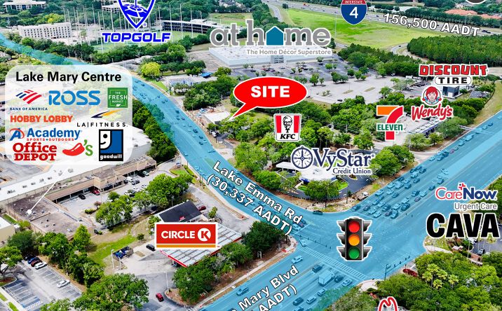 Pictures of Retail, Land property located at 3850 Lake Emma Road, Lake Mary, FL 32746 for lease - image #1