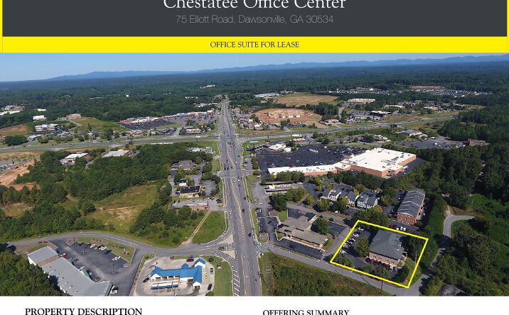 Pictures of Office property located at 75 Elliott Road, Dawsonville, GA 30534 for lease - image #1