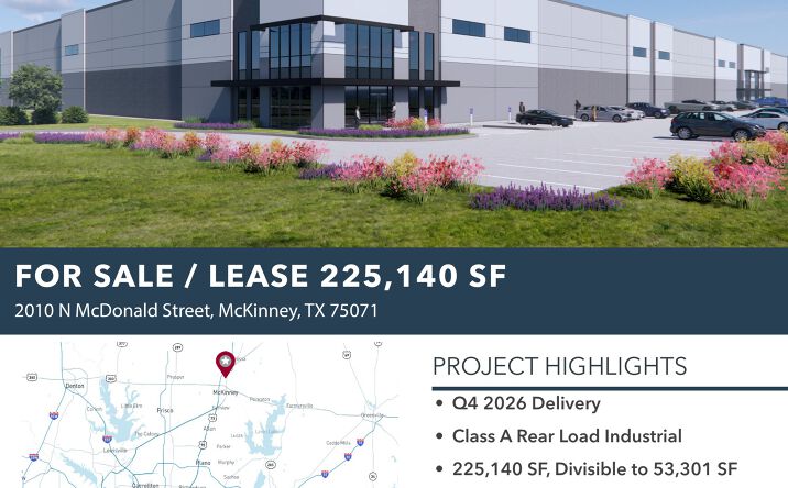 Pictures of Industrial property located at 2010 N McDonald Street, McKinney, TX 75071 for lease - image #1