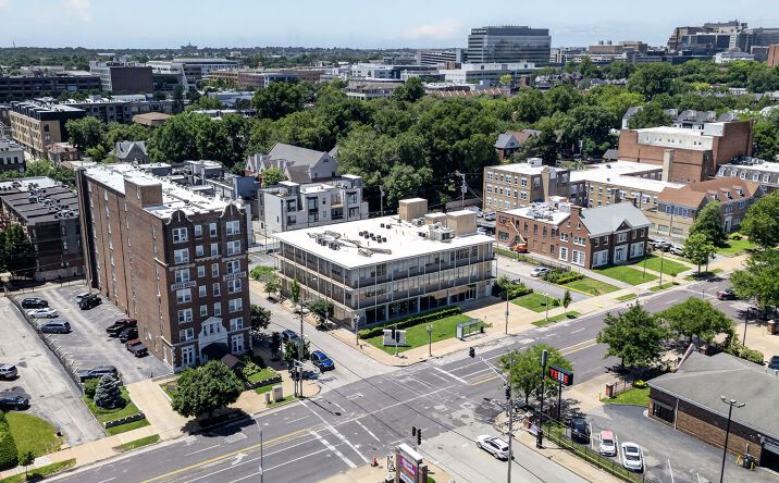 Pictures of Retail, Office property located at 4100 Lindell Boulevard, St. Louis, MO 63108 for lease - image #1