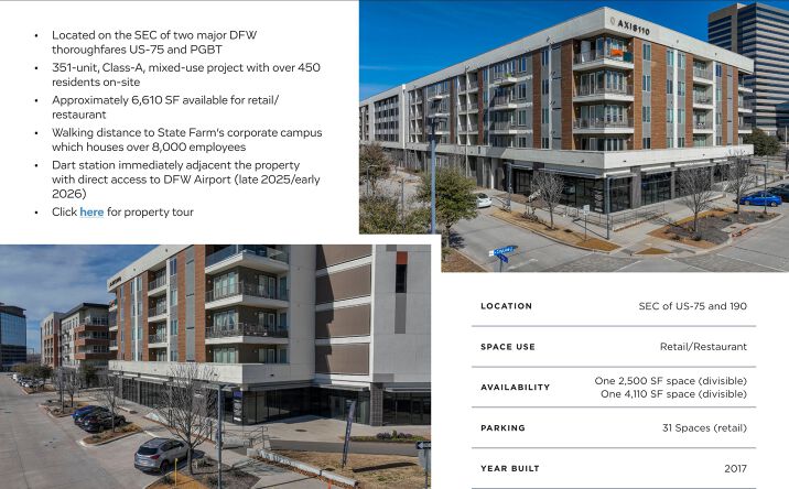Pictures of Retail property located at 110 W Cityline Dr, Richardson, TX 75082 for lease - image #1