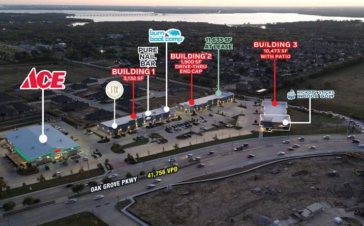 Pictures of Retail property located at 2140 Oak Grove Pkwy, Little Elm, TX 75068 for lease - image #1