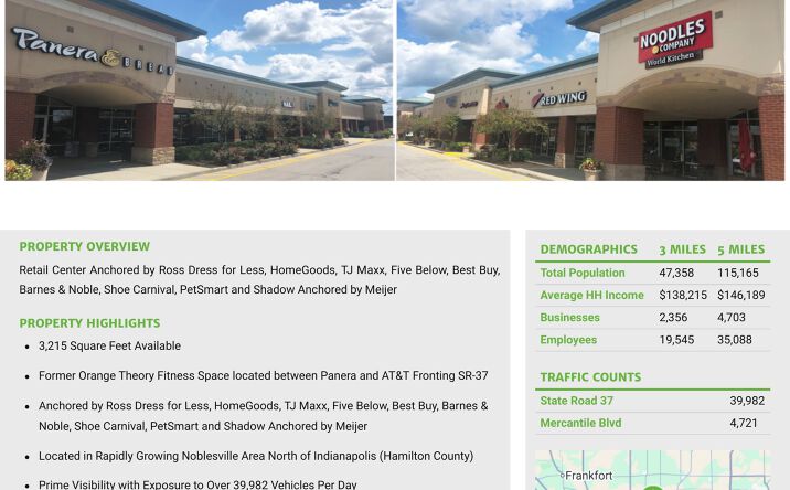 Pictures of Retail property located at 17015 Mercantile Blvd., Noblesville, IN 46060 for lease - image #1