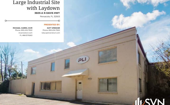 Pictures of Industrial property located at 3605 North Davis Highway, Pensacola, FL 32503 for lease - image #1