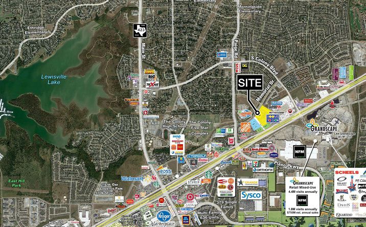 Pictures of Retail property located at NE of E SH-121 & Paige Road, The Colony, TX 75056 for lease - image #1
