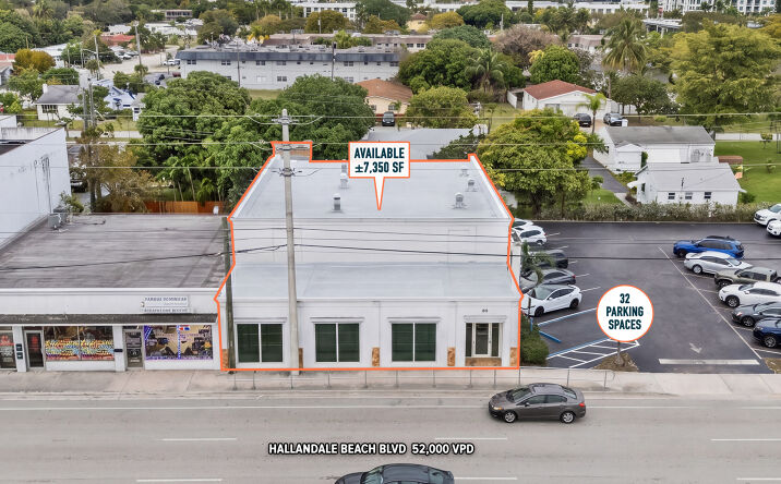 Pictures of Retail property located at 313 East Hallandale Beach Boulevard, Hallandale Beach, FL 33009 for lease - image #1