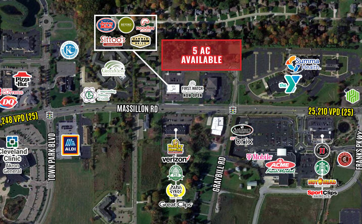 Pictures of Retail, Land property located at 3952 Massillon Rd, Uniontown, OH 44685 for lease - image #1