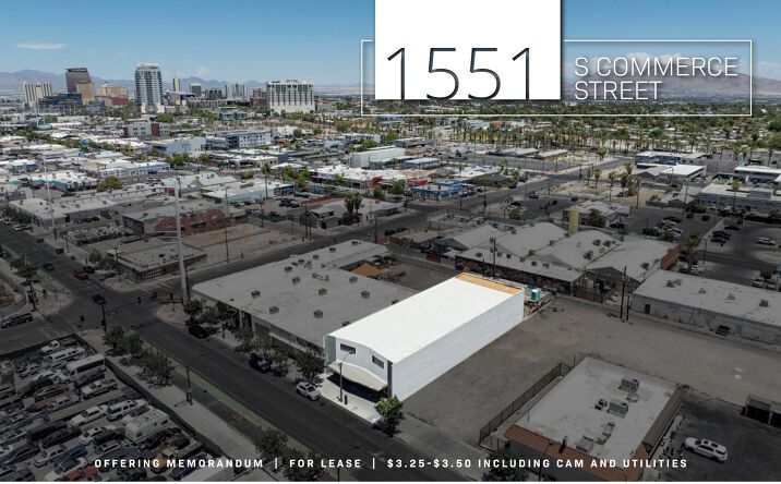 Pictures of Office, Retail property located at 1551 S Commerce Street, Las Vegas, NV 89102 for lease - image #1