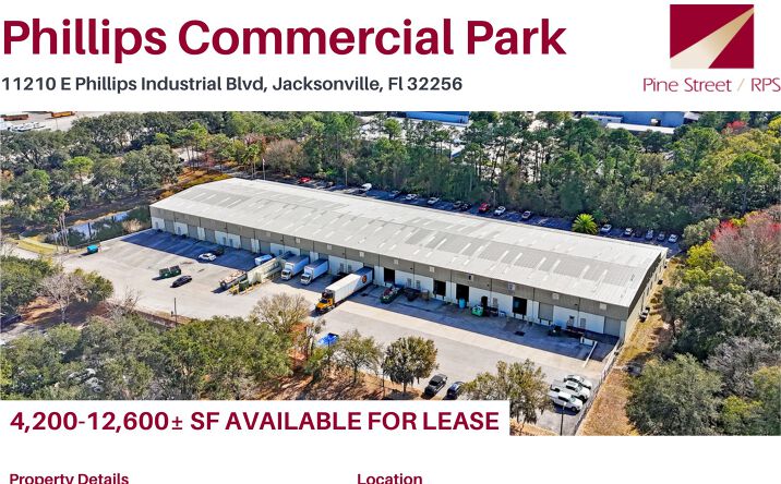 Pictures of Industrial property located at 11210 E Phillips Industrial Blvd, Jacksonville, FL 32256 for lease - image #1