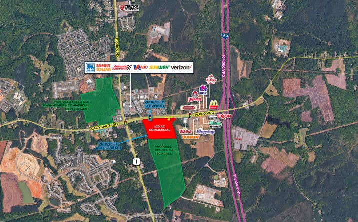 Pictures of Retail, Land property located at Ladysmith Road, Ruther Glen, VA 22546 for lease - image #1