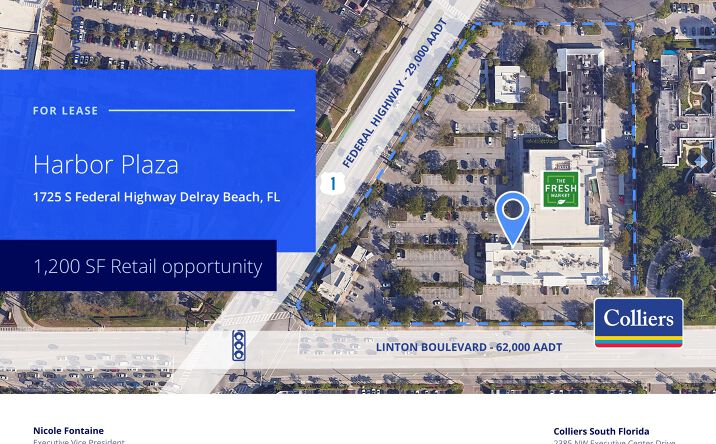 Pictures of Retail property located at 1725 S Federal Highway, Delray Beach, FL 33483 for lease - image #1