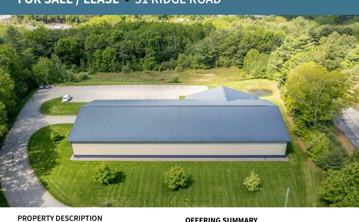 Pictures of Industrial property located at 51 Ridge Road, Putnam, CT 06260 for lease - image #1