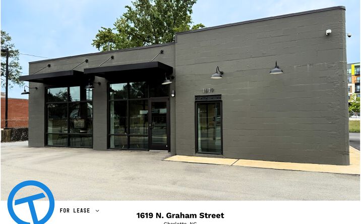 Pictures of Office, Retail property located at 1619 N. Graham Street, Charlotte, NC 28206 for lease - image #1