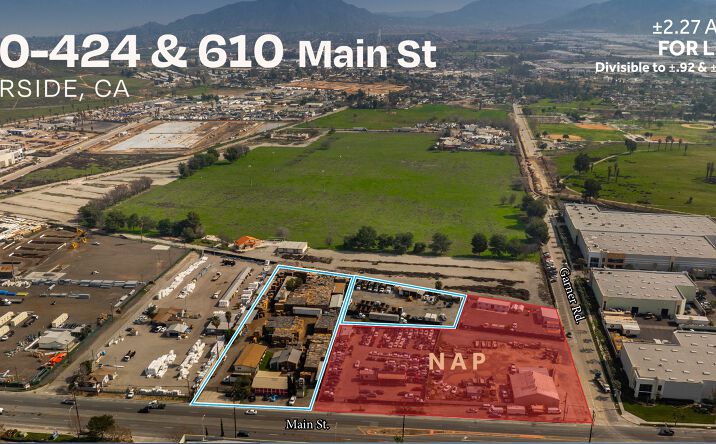 Pictures of Land property located at 400-424 & 610 Main St, Riverside, CA 90013 for lease - image #1