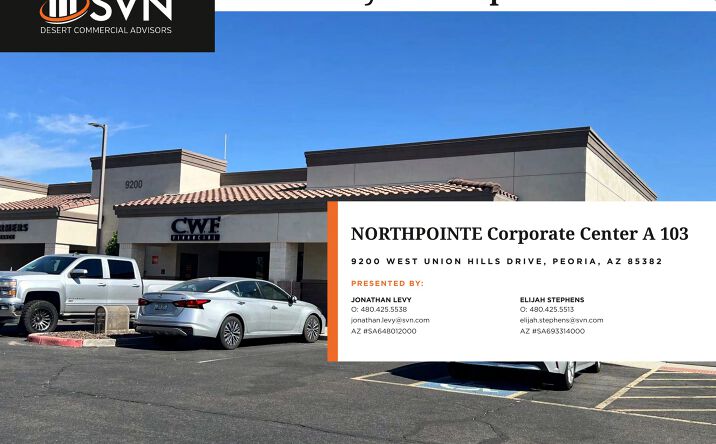 Pictures of Office property located at 9200 West Union Hills Drive, Peoria, AZ 85382 for lease - image #1