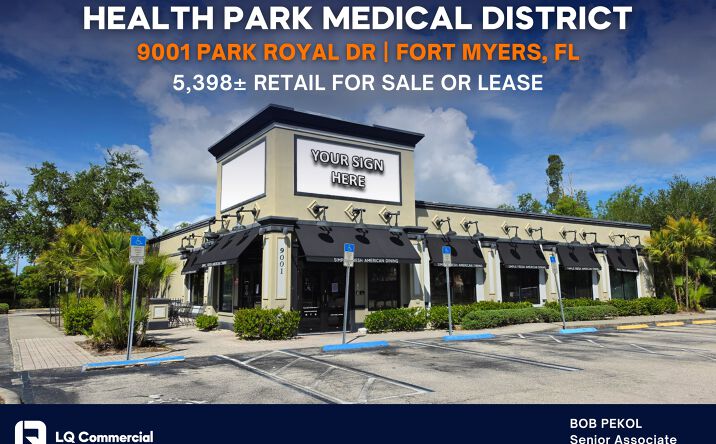 Pictures of Retail, Restaurant property located at 9001 Park Royal Dr, Fort Myers, FL 33908 for lease - image #1