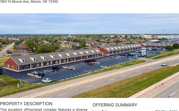 Pictures of Office, Retail property located at 1901 N Moore Ave, Moore, OK 73160 for lease - image #1