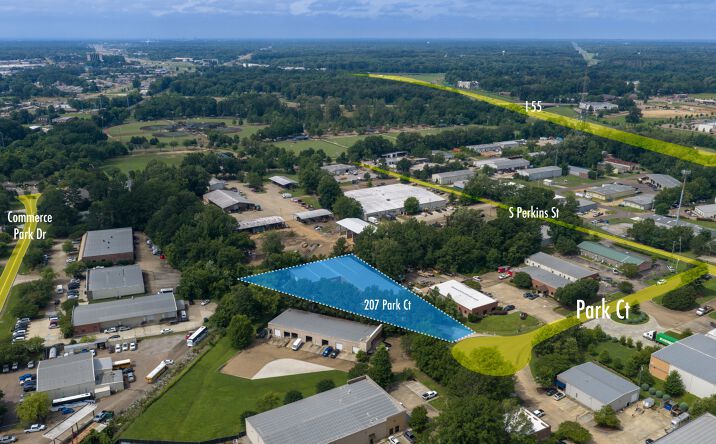 Pictures of Office, Industrial property located at 207 Park Court, Ridgeland, MS 39157 for lease - image #1