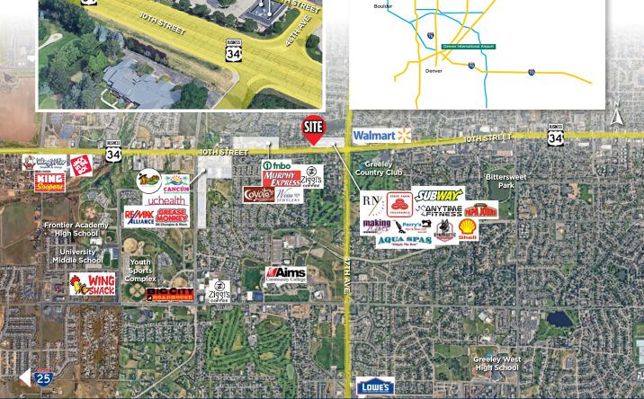 Pictures of Retail, Office property located at 4895 W. 10th Street, Unit B, Greeley, CO 80634 for lease - image #1
