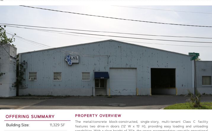Pictures of Industrial property located at 1855 Ionia St, Jacksonville, FL 32206 for lease - image #1