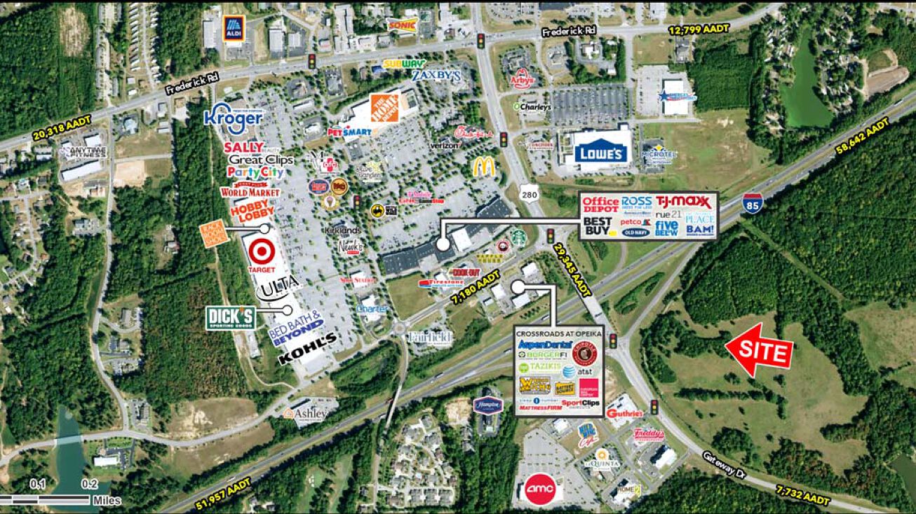 SEC I85 & Highway 280, Opelika, AL 36801 Retail Space for Lease