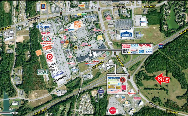 Pictures of Retail, Land property located at SEC I-85 & Highway 280, Opelika, AL 36801 for lease - image #1