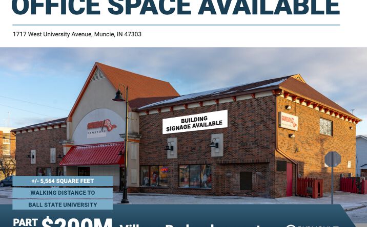Pictures of Office property located at 1717 West University Avenue, Muncie, IN 47303 for lease - image #1