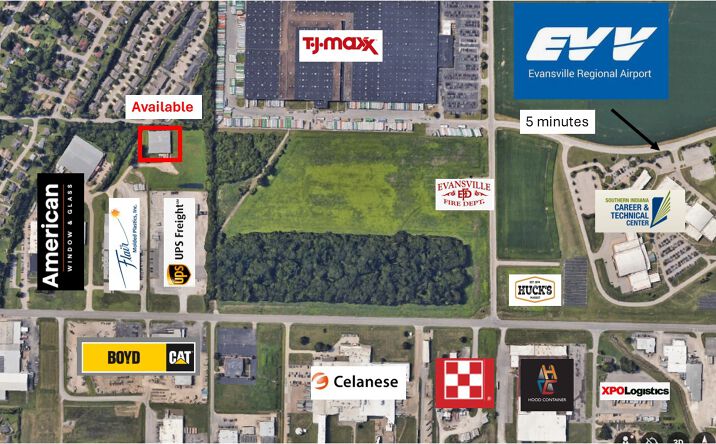 Pictures of Industrial property located at 2501 Lynch Road, Evansville, IN 47711 for lease - image #1
