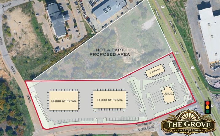 Pictures of Retail, Land, Restaurant property located at South Main Street, Weatherford, TX 76087 for lease - image #1