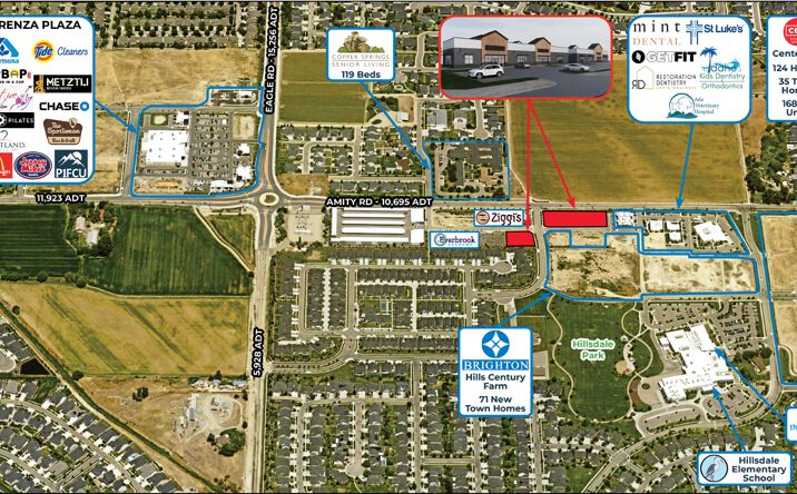 Pictures of Retail, Office, Restaurant property located at 4836 South Tavistock Avenue, Meridian, ID 83642 for lease - image #1