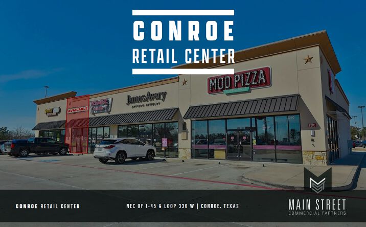 Pictures of Retail property located at 1240 North Loop 336 West, Conroe, TX 77301 for lease - image #1