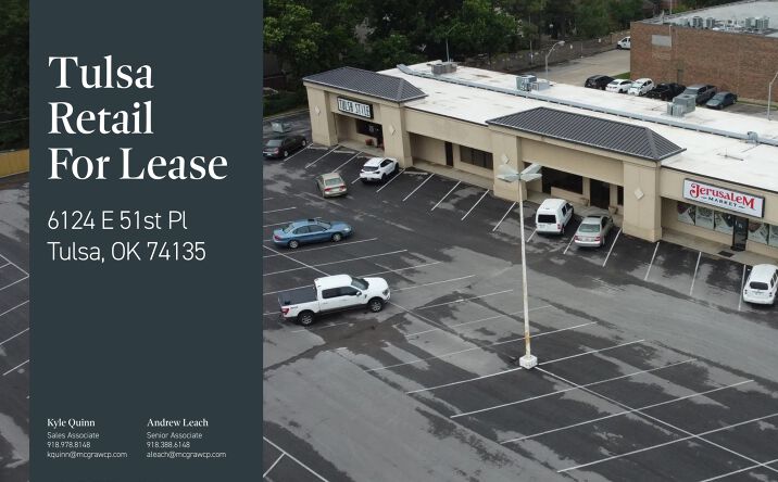 Pictures of Retail, Office property located at 6124 E 51st Pl, Tulsa, OK 74135 for lease - image #1