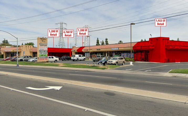 Pictures of Retail, Office, Restaurant property located at 1418-1464 W Ashlan Ave, Fresno, CA 93705 for lease - image #1