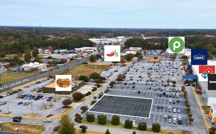 Pictures of Retail, Land property located at 515 By-pass 72 Northwest, Greenwood, SC 29649 for lease - image #1