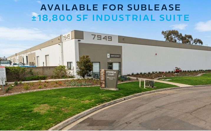 Pictures of Industrial property located at 7949 Stromesa Court, Suites C-R, San Diego, CA 92126 for lease - image #1