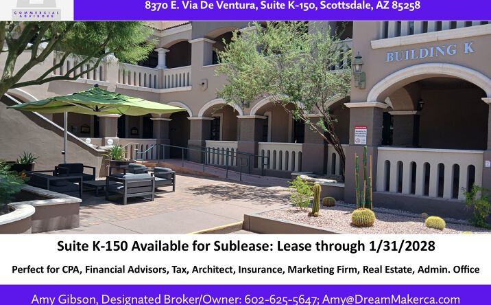 Pictures of Office property located at 8370 E. Via De Ventura, Suite K-150, Scottsdale, AZ 85258 for lease - image #1