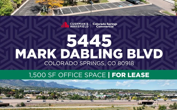 Pictures of Office property located at 5445 Mark Dabling Blvd, Colorado Springs, CO 80918 for lease - image #1