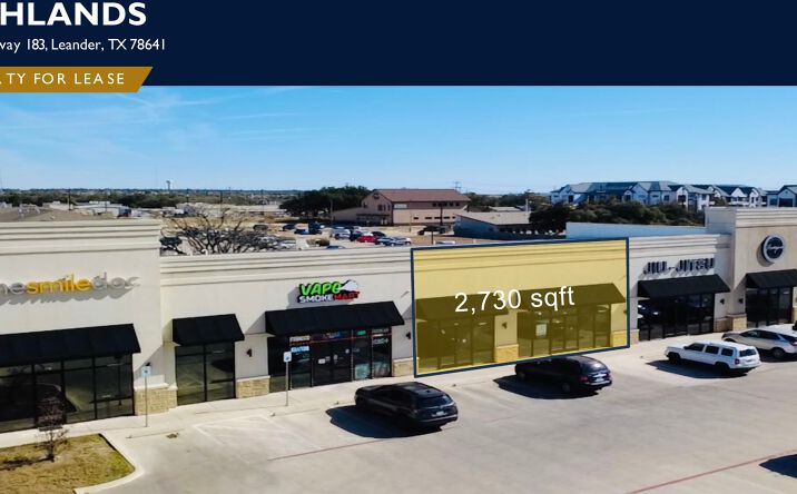Pictures of Retail property located at 1633 North US Highway 183, Leander, TX 78641 for lease - image #1