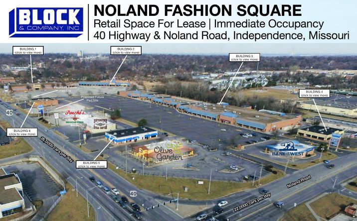 Pictures of Retail property located at 13500-A E. US 40 Highway, Independence, MO 64055 for lease - image #1