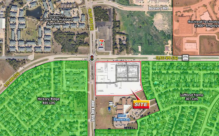 Pictures of Retail property located at SEC S John King Blvd & TX-276, Rockwall, TX 75032 for lease - image #1