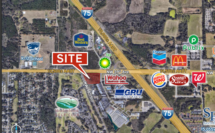 Pictures of Land property located at 9775 NW 39th Ave, Gainesville, FL 32606 for lease - image #1