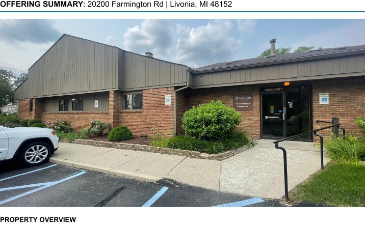 Pictures of Office property located at 20200-20206 Farmington Rd, Livonia, MI 48152 for lease - image #1