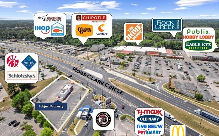 Pictures of Retail, Restaurant property located at 3476 ROSS CLARK CIR, DOTHAN, AL 36303-2525 for lease - image #1