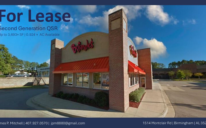 Pictures of Retail, Restaurant property located at 1545 Montclair Road, Birmingham, AL 35210 for lease - image #1