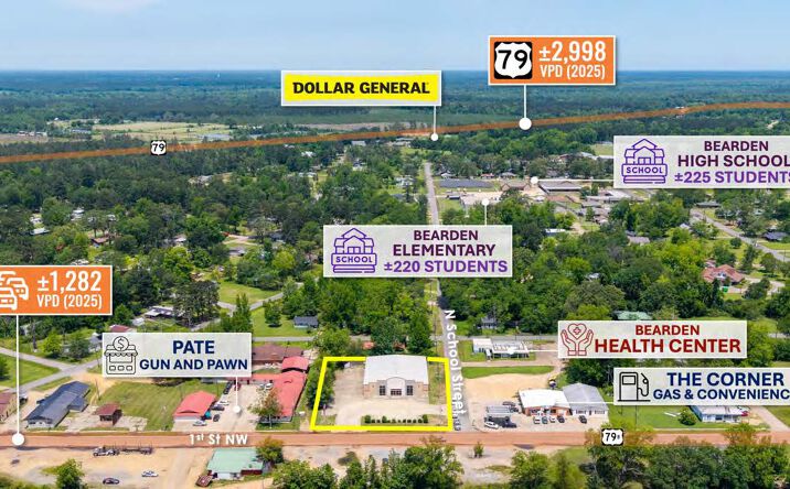 Pictures of Retail property located at 145 North School Street, Bearden, AR 71720 for lease - image #1