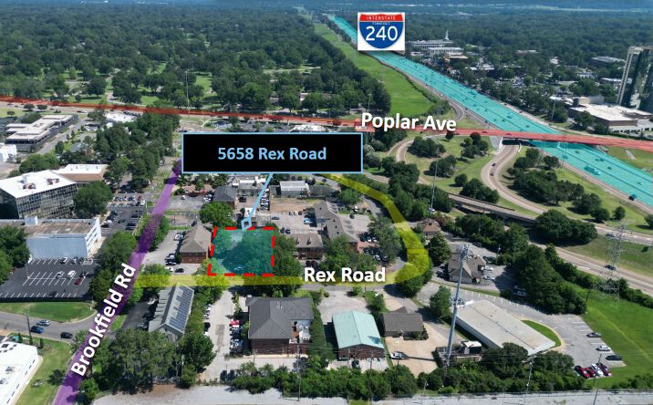 Pictures of Office property located at 5658 S REX RD, MEMPHIS, TN 38119 for lease - image #1