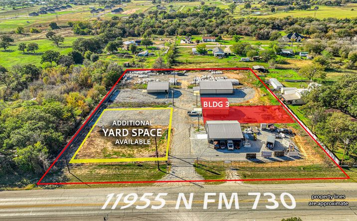 Pictures of Industrial, Land property located at 11955 Farm to Market Road 730 North, Azle, TX 76020 for lease - image #1