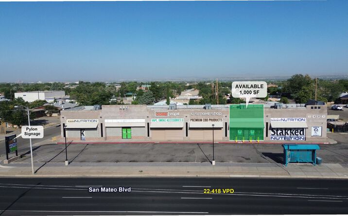 Pictures of Retail property located at 3401 San Mateo Blvd NE, Albuquerque, NM 87110 for lease - image #1