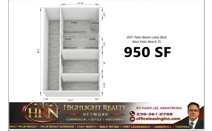 Pictures of Office property located at 2001 PALM BEACH LAKES BLVD, WEST PALM BEACH, FL 33409 for lease - image #1