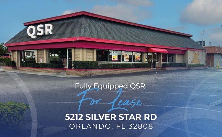 Pictures of Restaurant property located at 5212 Silver Star Rd, Orlando, FL 32808 for lease - image #1
